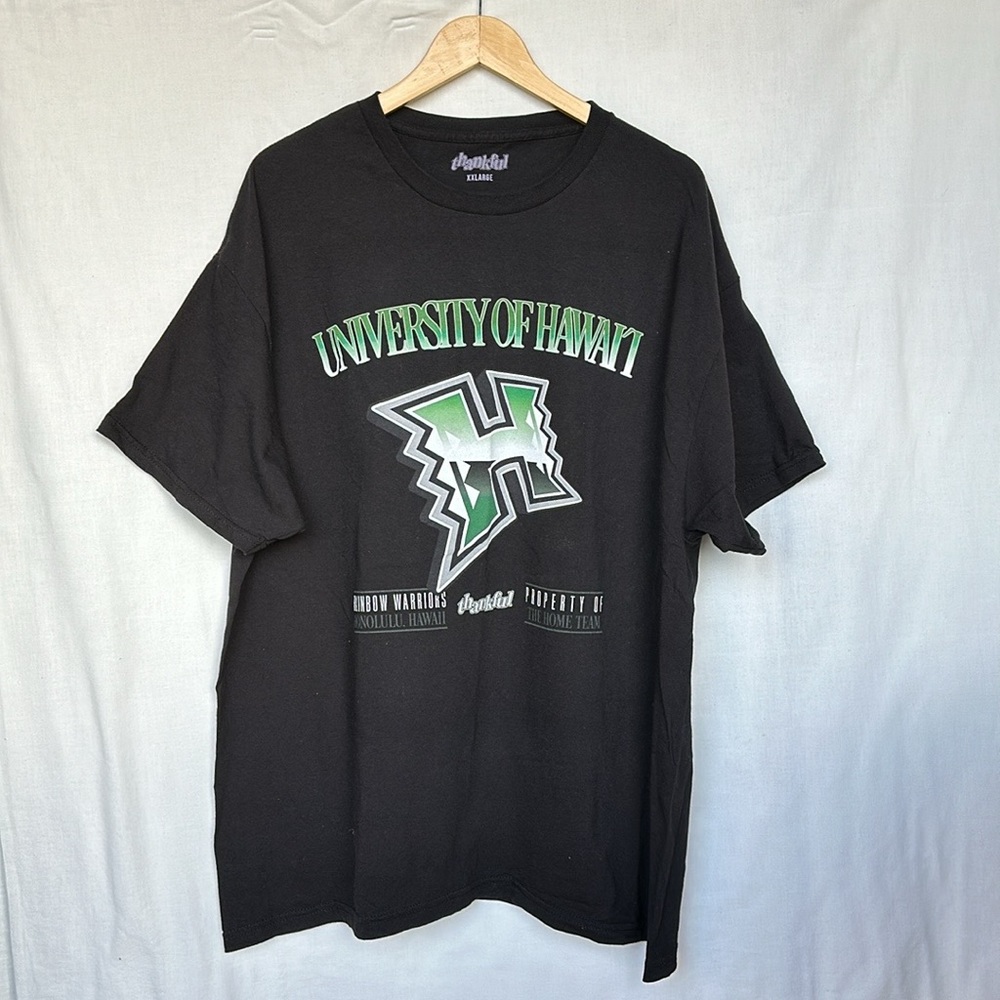 thankful University of Hawaii Rainbow Warriors Black T-Shirt